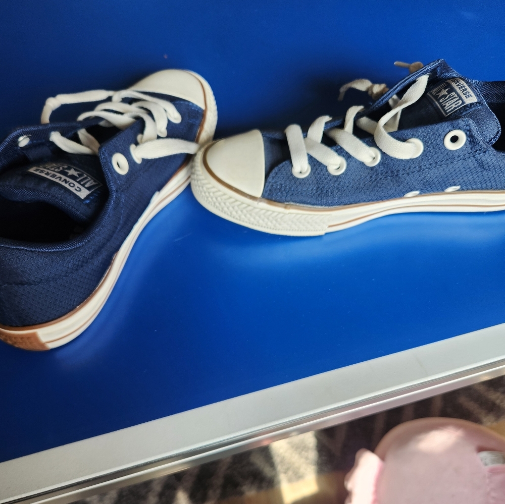 Converse Blue and White Classic Sneakers